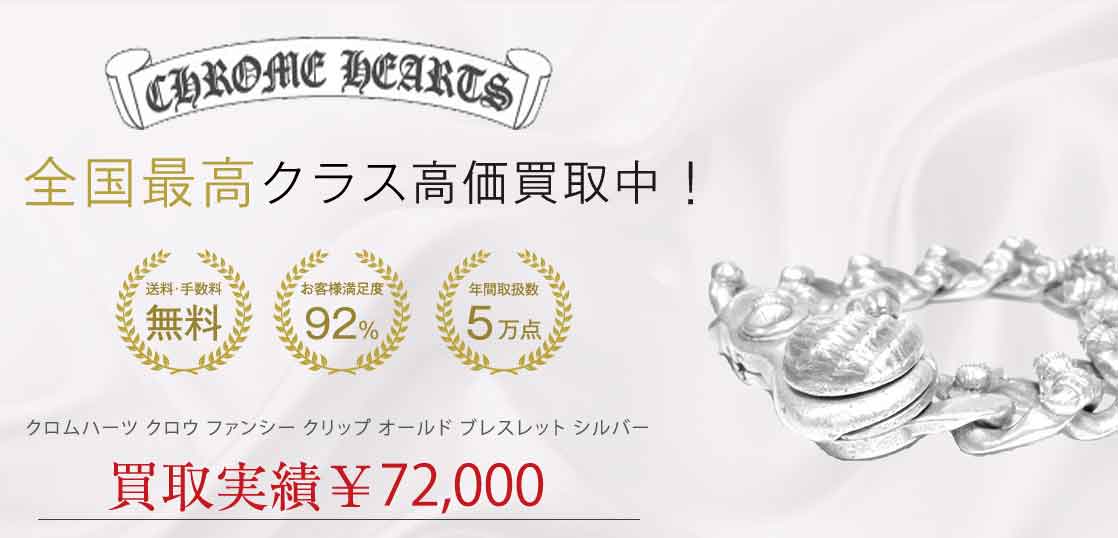 クロムハーツ クロウ ファンシー クリップ オールド ブレスレット シルバー kaitoriziltuseki 画像