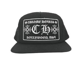 17AW Box Logo Hooded Sweatshirt ボックスロゴ パーカー 黒 クロムハーツ TRCKR NW+CH+WHT BLKBDY P CHワッペンキャップ キャップ ブラック系 53-60 画像