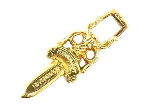 クロムハーツ 国内正規店原本付属 22K #10 DAGGER ダガー ペンダントトップ ゴールド買取実績