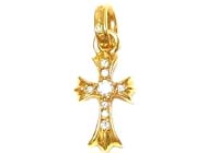 CHクロスベビーファットチャーム22Kは女性人気が高く高額で買取されています！ 画像