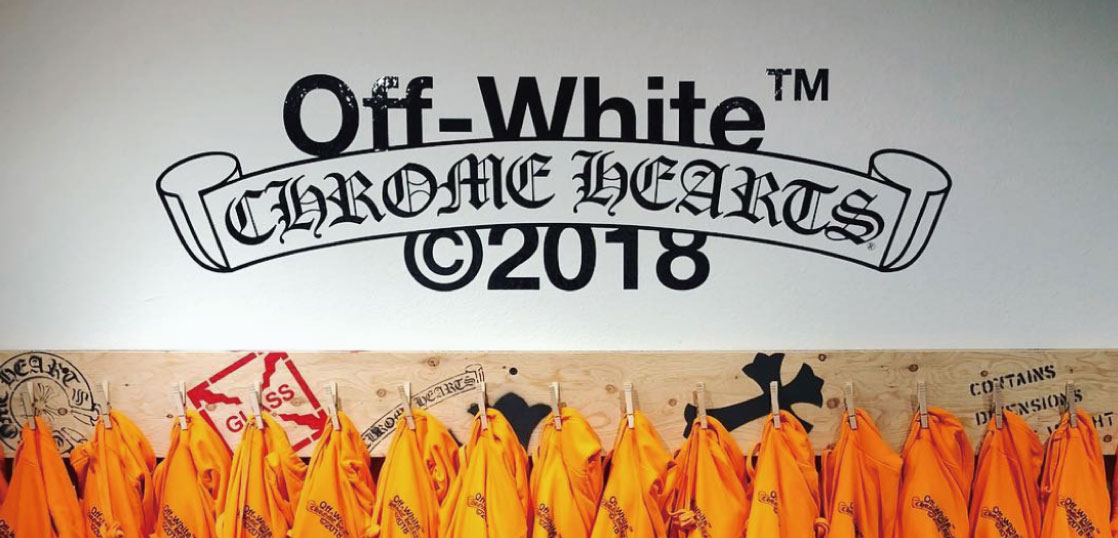 クロムハーツ×オフホワイトコラボレーションモデル買取価格ご紹介画像