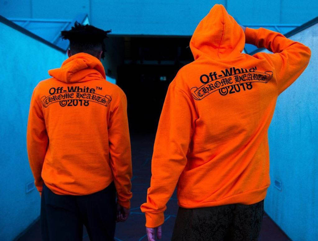 クロムハーツ×オフホワイトコラボレーションモデル買取価格ご紹介