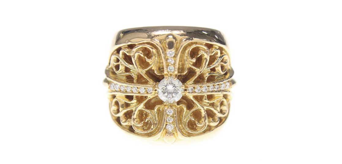 クラシックオーバルリングK22画像