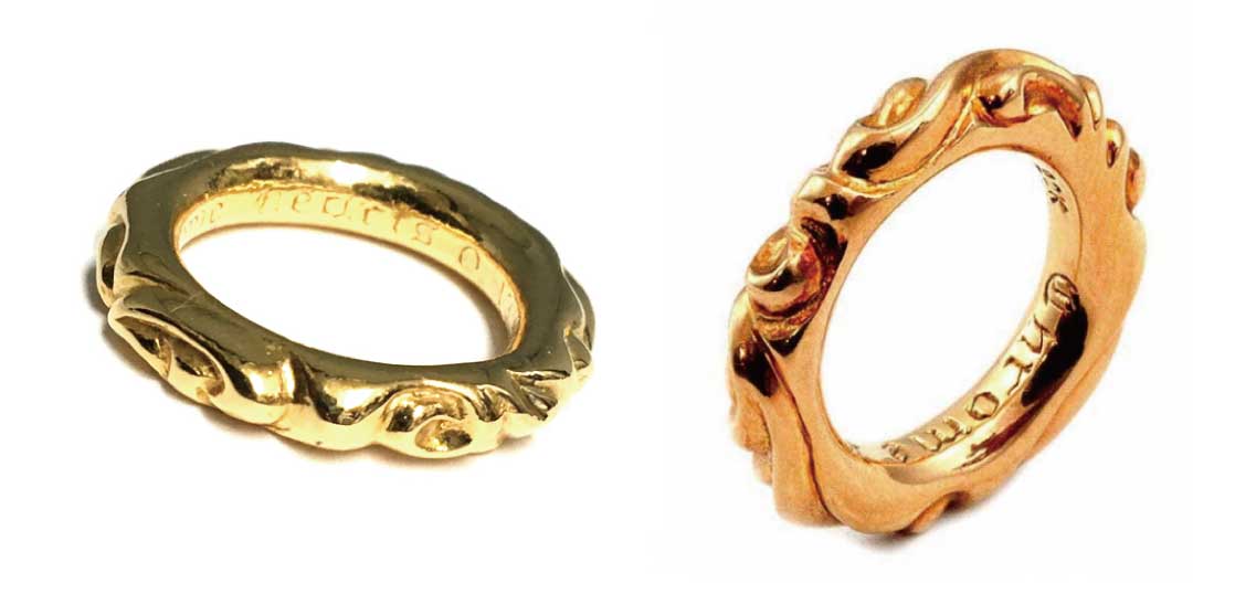 スクロールバンドK22リング画像