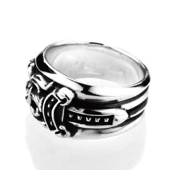 クロムハーツ CHROME HEARTS ダガー シルバー リング画像