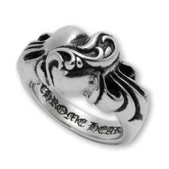 クロムハーツ CHROME HEARTS フローラルクロスハート リング画像