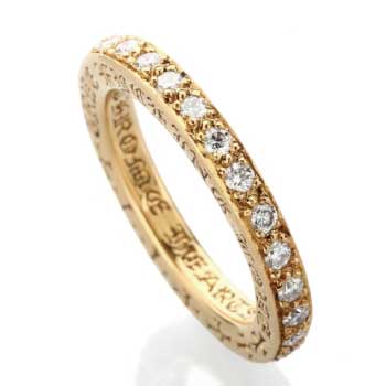 クロムハーツ CHROME HEART K22 TFLバンドリング w/ダイヤモンド（CH仕様）画像