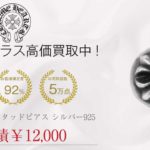 クロムハーツ CHROME HEARTS クロスボール スタッドピアス シルバー925買取実績