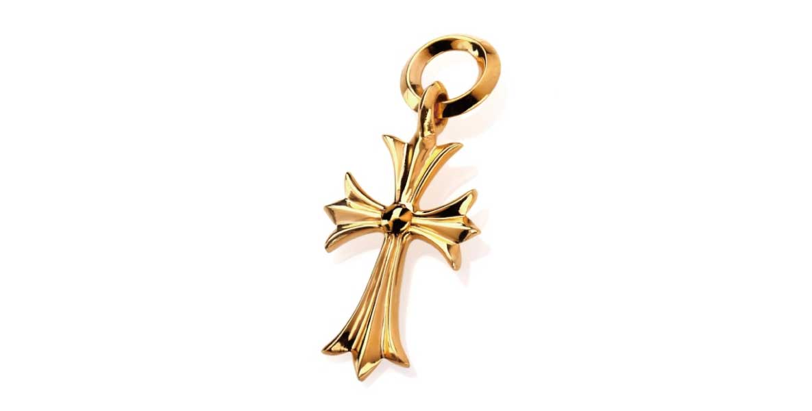 Ｋ22 タイニー CH クロス チャーム　画像