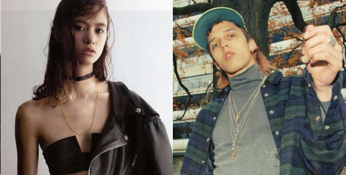 ２２Kネックレス着用例　画像