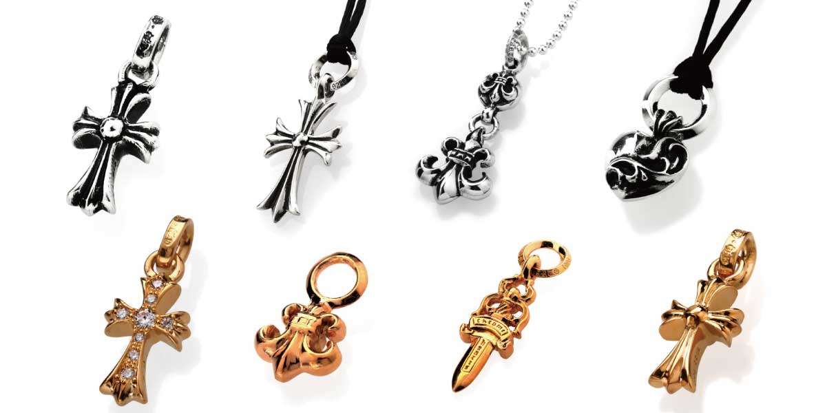 クロムハーツネックレスの素材画像