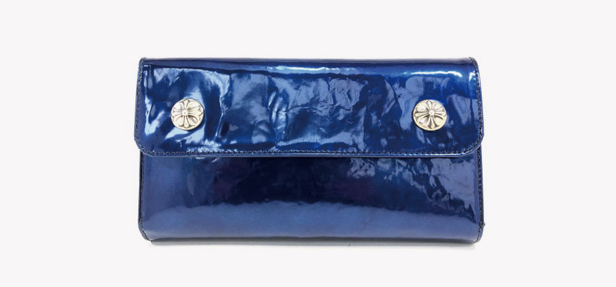 クロムハーツ 2018SS 新作 ウェーブウォレット パテントレザー画像