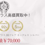 クロムハーツ CHROME HEARTS TINY E CH PLUS BS FLUER タイニーE CHプラス BSフレア ネックレス シルバー 買取実績